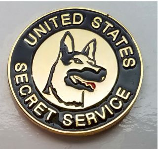 Us Secret Service K9 Usss Badge Mini Pin Canine Lapel Hat Tie Tack Police Dog