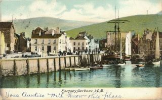 Ramsey – Ramsey Harbour Harbor – Isle Of Man - 1904
