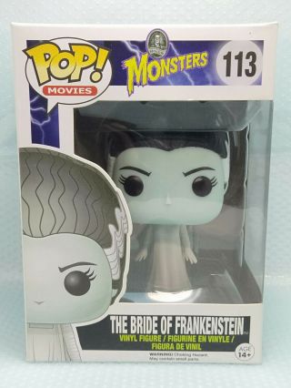 Funko Pop Bride Of Frankenstein (not) 113 Universal Monsters (protector)