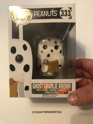 Funko Pop Animation Ghost Charlie Brown 333