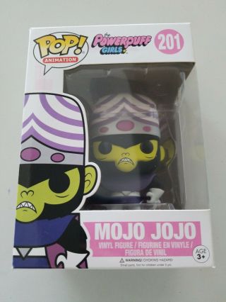 Funko Pop Powerpuff Girls Mojo Jojo 201 Vaulted Retired W/protector