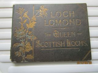 16 B/w Photographic Views Of Loch Lomond - The Queen Of Scottish Lochs - C.  1900 
