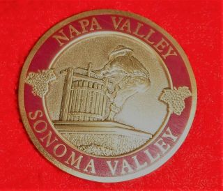 California Highway Patrol Napa Area Challenge Coin (chp Lapd Police)