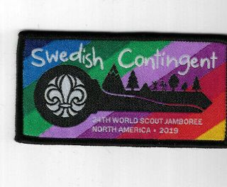 2019 World Scout Jamboree Swedish Contingent Badge [wsj181]
