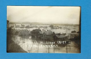 Parkersburg,  Wv,  Rppc Desales Hts,  Murdock Av Houses,  B & O Bridge,  Belpre,  Oh