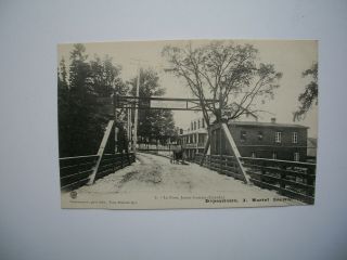Postcard By Pinsonneault No.  6 Le Pont Jeune Lorette Quebec Canada