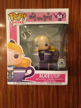 Disney Pop Rides Alice Wonderland In Teacup At The Mad Tea Party (mild Box Dmg)