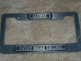 Sweet Briar College Va Alumna License Plate Holder,  Made In Newyork