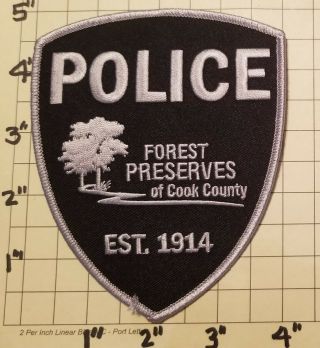 Cook County (chicago,  Il) Forest Preserve Distrcit Police Department Patch