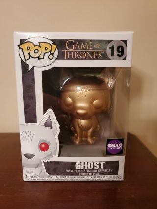 Pop Funko Ghost 19 Chase Exclusive Game Of Thrones Gold Exclusive Limited Gmac