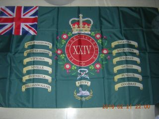 British Empire Flag Royal Warwickshire Regiment Ensign 1961 Hong Kong 3x5ft
