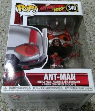 Paul Rudd Signed Ant - Man & The Wasp Funko 340 - Signed At C2e2 2019