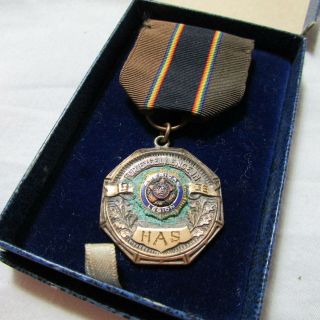 Vintage 1939 American Legion Excellence Award Ribbon Medal Has