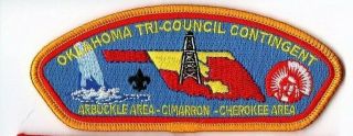 Boy Scout Oklahoma Tri - Council 2017 National Jamboree Arbuckle Cimarron Cherokee