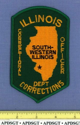 Southwestern Illinois State Doc Officer Police Patch Prison Jail Corrections