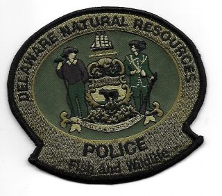 Delaware Natural Resources Fish And Wildlife Police Green Patch