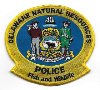 Delaware Natural Resources Fish And Wildlife Police Patch