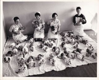 Vintage Silver Photograph 1968 England Post - War Baby Boom