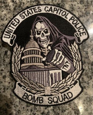 Us United States Capitol Police Bomb Squad Grim Reaper