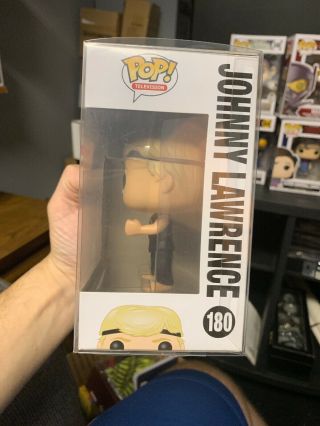 Funko The Karate Kid Johnny Lawrence 180 RARE In Protector Box Fresh Vaulted 2