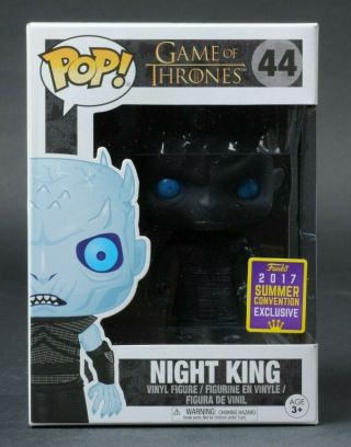2017 Sdcc Funko Pop Game Of Thrones Got Night King 44 Exclusive