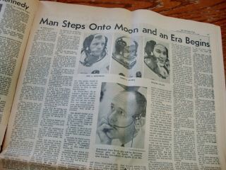 Apollo 11 Moon Landing Newspaper - July 21,  1969 APOLLO EDITION VG 5