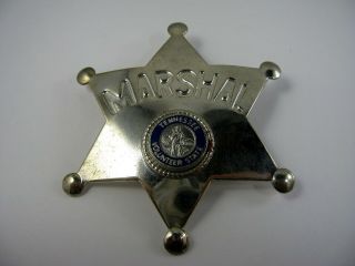 Vintage Collectible Pin: Marshal Tennessee Volunteer State Star Badge Design
