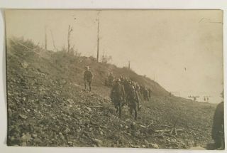 Vintage Rppc Photo Ww German Soldiers / Unit Landing On Beach Shore Line 3452