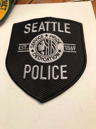 Seattle Washington Police Department Patch