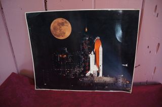 Lazer Photo Factory Print Of Nasa Columbia Space Shuttle