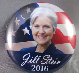 Of 22 Jill Stein Buttons President 2016 Green Party Usa Flag Photo