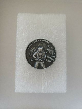 Fdic Issued July 20,  1969 Apollo 11 First Lunar Landing Commemorative Coin