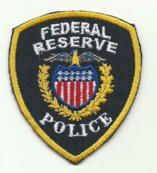 Federal Reserve Bank Police Patch Hat Small
