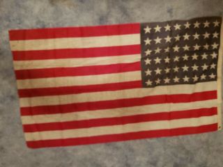 Vintage 48 Star Flag United States Of America 3 