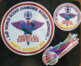 2019 World Scout Jamboree Medical Hq Patches