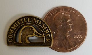Committee Member Ducks Unlimited Collectible Lapel Pin Duck Hunter 2