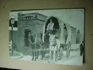 Vintage Advertising 1910 Fairbanks Morse Scales Postcard Minnesota State Fair
