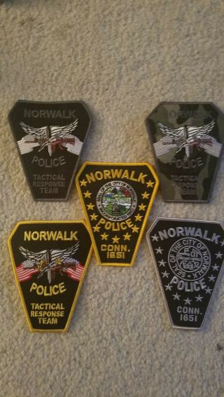 Set Of Norwalk Police Swat Connecticut