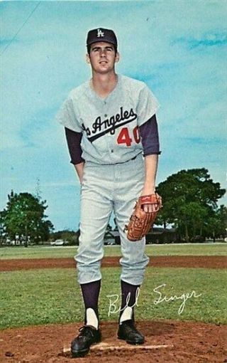 Baseball,  Bill Singer,  Los Angeles Dodgers,  Colourpicture No.  P77503