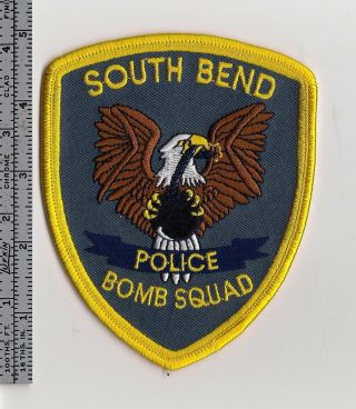 South Bend,  Indiana Bomb Squad Police Uniform Shoulder Patch