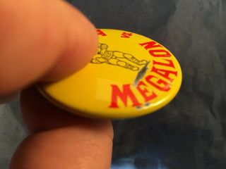 Vintage Godzilla Vs Megalon Movie Promotion Pin PinBack Button - 2 Pins 4