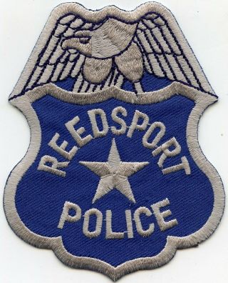 Reedsport Oregon Or Police Patch