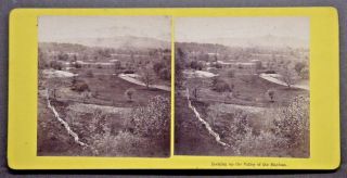 Stereoview Yellow Mount - Connecticut Valley Of The Mahan By F.  H.  Putnam