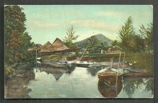 Singkawang Borneo Kalimantan River Indonesia Ca 1910