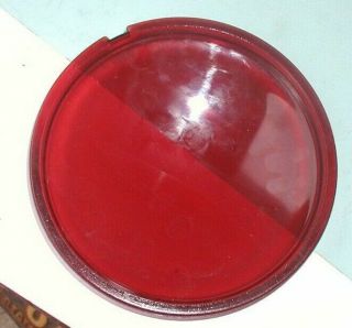 Vintage American - LaFrance Fire Engine or Bus Red Glass Lens 3