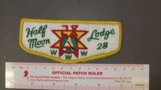 Boy Scout Oa 28 Half Moon First Solid Flap 2545ii