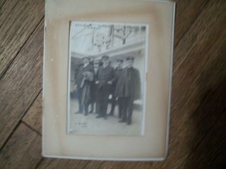 Antique Photo Of French & American Dignitaries In York City