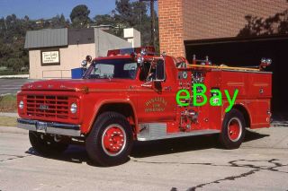 Fire Truck Photo Pasadena Rare Ford F700 Howe Engine Apparatus Madderom