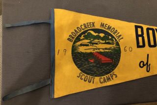 Broad Creek Memorial Scout Camps pennant - Great For Your Man Cave 2