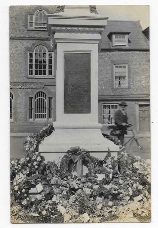 Wallingford War Memorial,  Flowers/ Wreaths,  1921,  Rp.